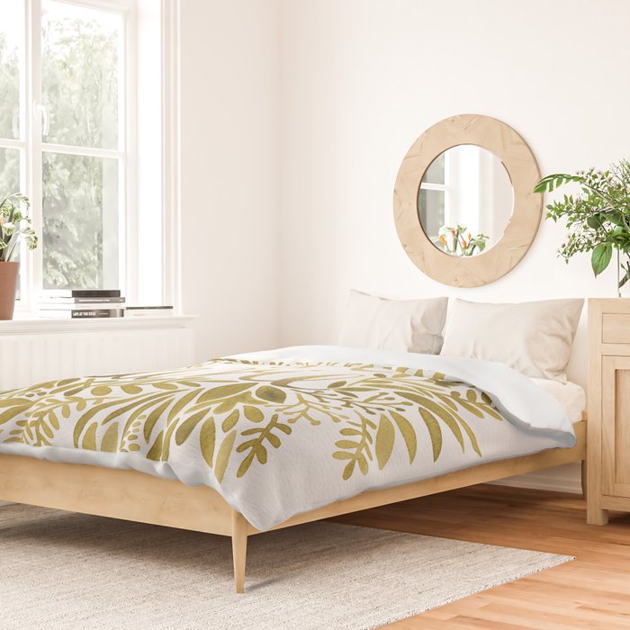 That's Life - Gold on Gold Duvet Cover Gallery Image 2