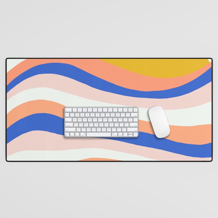 sunrise surf Desk Mat Gallery Image 1