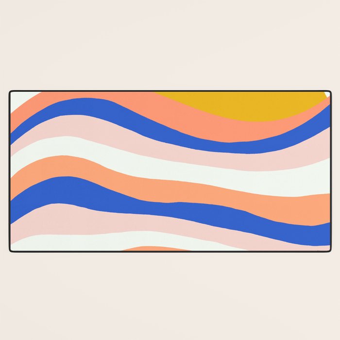 sunrise surf Desk Mat Gallery Image 3