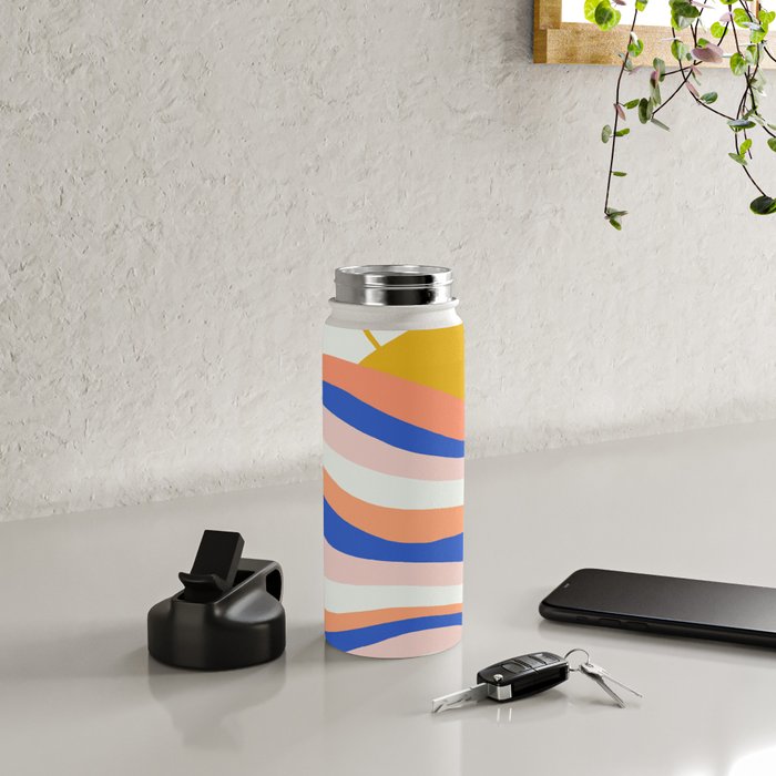 sunrise surf Water Bottle Gallery Image 4
