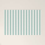 Maude Pattern - Teal Green Welcome Mat Gallery Image 1