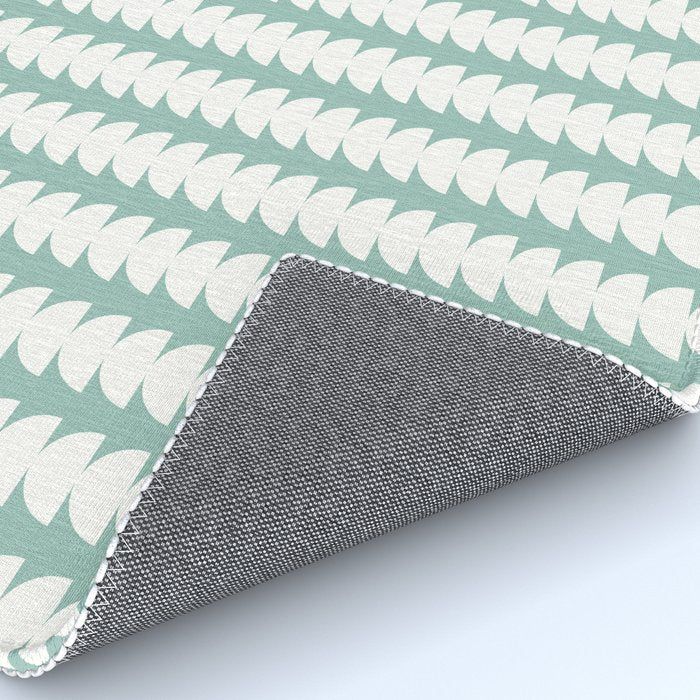 Maude Pattern - Teal Green Rug Gallery Image 4