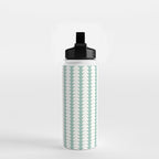 Maude Pattern - Teal Green Water Bottle Gallery Image 2