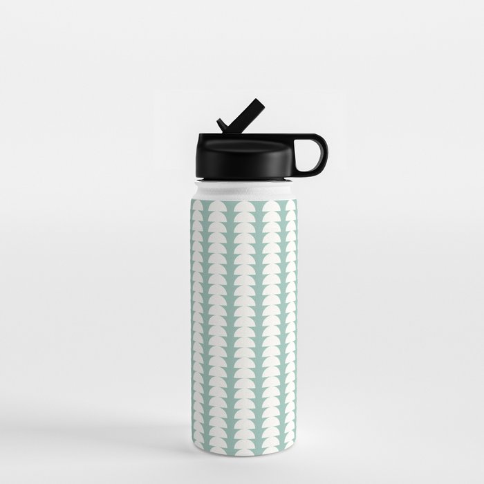 Maude Pattern - Teal Green Water Bottle Gallery Image 1