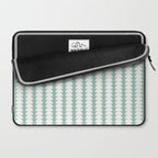 Maude Pattern - Teal Green Laptop Sleeve Gallery Image 2