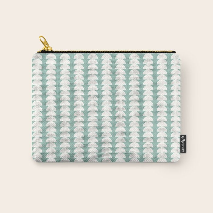 Maude Pattern - Teal Green Carry All Pouch Gallery Image 1