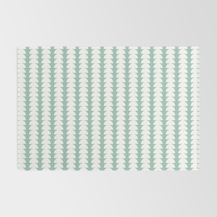 Maude Pattern - Teal Green Rug Gallery Image 2