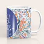 Stay Curious - Navy & Coral Coffee Mug Gallery Image 1