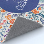 Stay Curious - Navy & Coral Rug Gallery Image 4