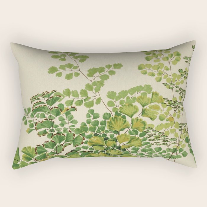 Maidenhair Ferns Rectangular Pillow Gallery Image 1