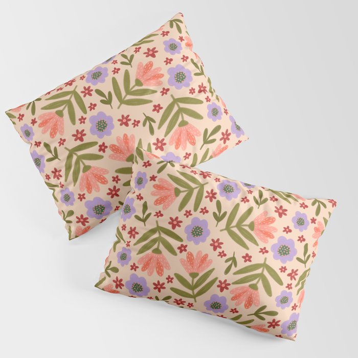 Sweet Floral  Pillow Sham Gallery Image 1