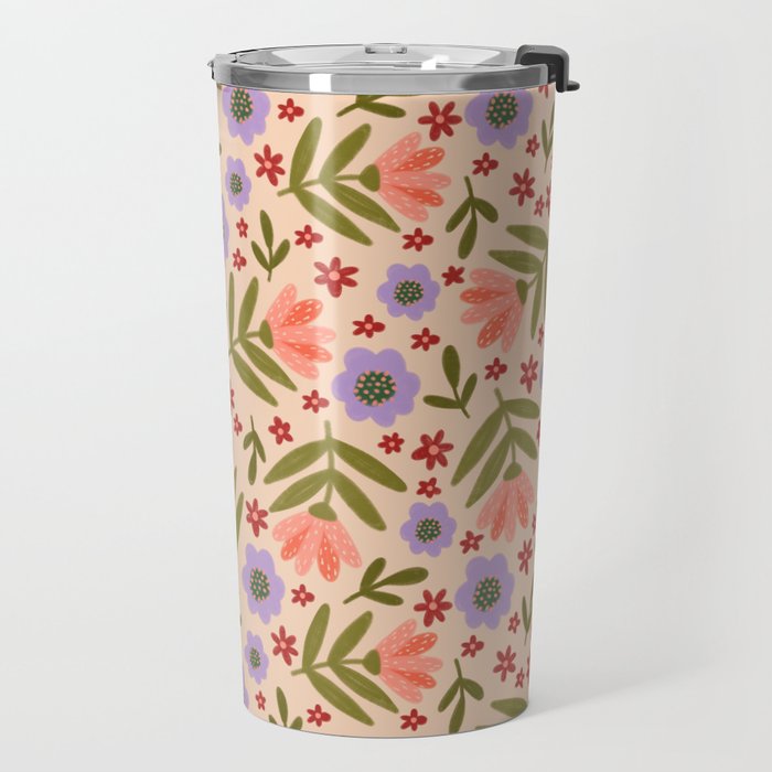 Sweet Floral  Travel Mug Gallery Image 2