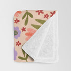 Sweet Floral  Throw Blanket Gallery Image 3