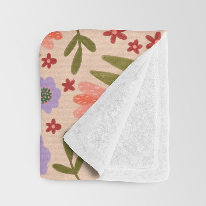 Sweet Floral  Throw Blanket Gallery Image 3