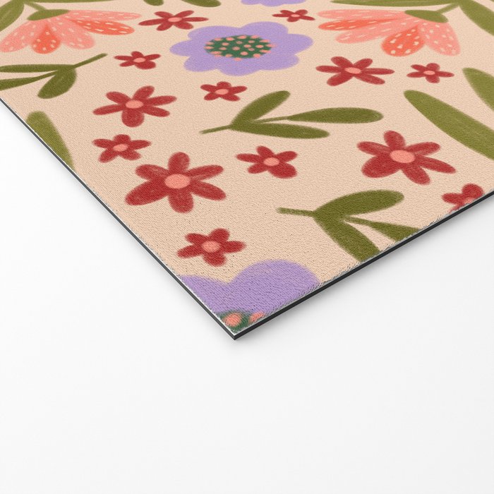 Sweet Floral  Welcome Mat Gallery Image 2