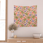 Sweet Floral  Wall Tapestry Gallery Image 2