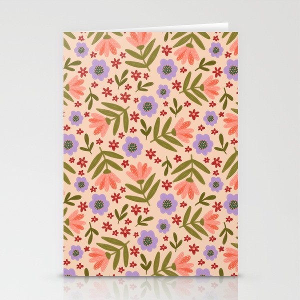 Sweet Floral  Stationery Card Gallery Image 1