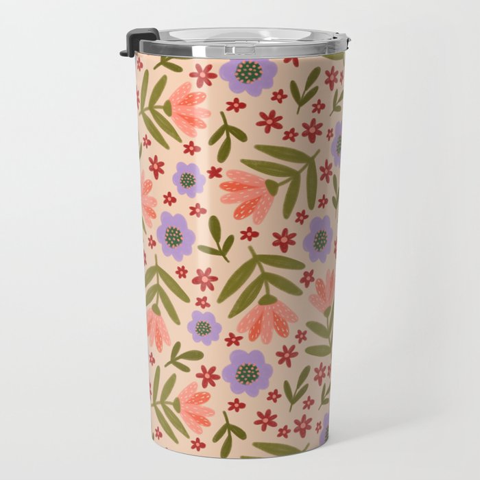 Sweet Floral  Travel Mug Gallery Image 3