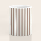 Brown And Cream Striped Coffee Mug Gallery Image 4
