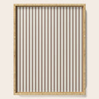 Brown And Cream Striped Serving Tray Gallery Image 1