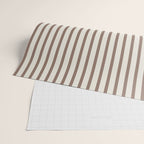 Brown And Cream Striped Wrapping Paper Gallery Image 2