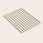 Brown And Cream Striped Notebook Gallery Image 3