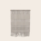 Brown And Cream Striped Wall Hanging Gallery Image 1