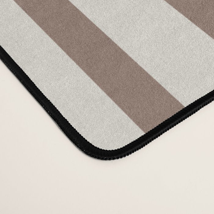 Brown And Cream Striped Desk Mat Gallery Image 4