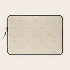 Hand drawn mountain landscape doodle pattern Laptop Sleeve Gallery Image 1
