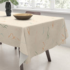 Hand drawn mountain landscape doodle pattern Tablecloth Gallery Image 3