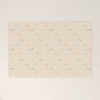 Hand drawn mountain landscape doodle pattern Welcome Mat Gallery Image 1