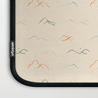 Hand drawn mountain landscape doodle pattern Laptop Sleeve Gallery Image 3