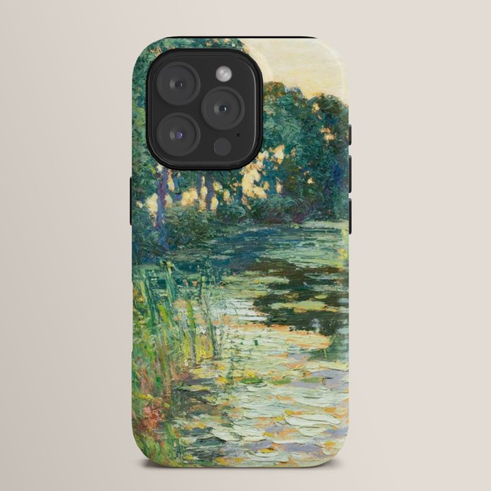 LANDSCAPE OF THE ELBE RIVER VALLEY VaÌclav RadimskyÌ  iPhone Case Gallery Image 15
