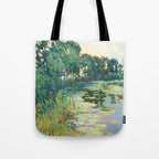 LANDSCAPE OF THE ELBE RIVER VALLEY VaÌclav RadimskyÌ  Tote Bag Gallery Image 1