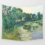 LANDSCAPE OF THE ELBE RIVER VALLEY VaÌclav RadimskyÌ  Wall Tapestry Gallery Image 4