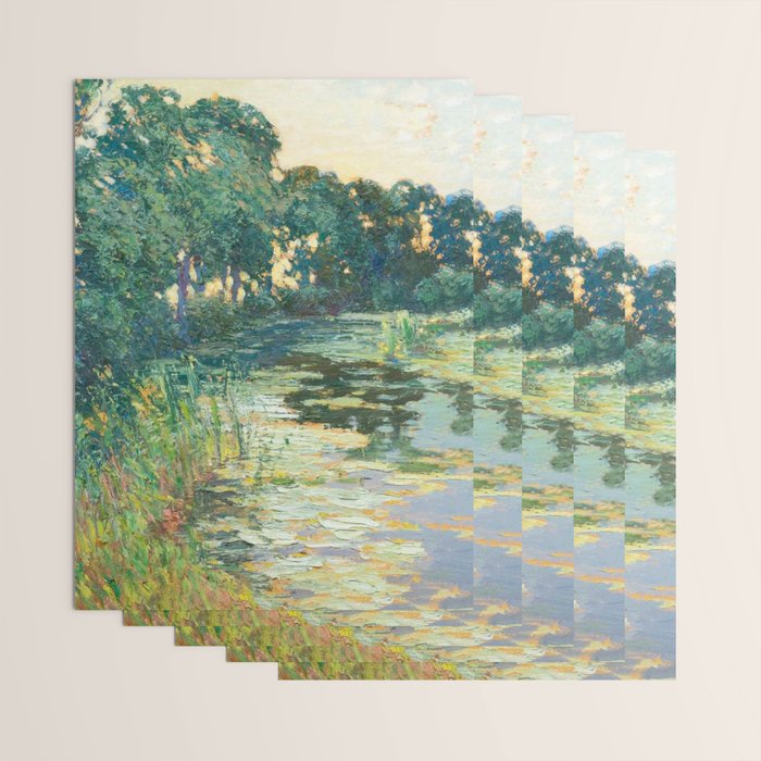 LANDSCAPE OF THE ELBE RIVER VALLEY VaÌclav RadimskyÌ  Wrapping Paper Gallery Image 3