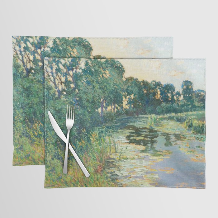 LANDSCAPE OF THE ELBE RIVER VALLEY VaÌclav RadimskyÌ  Placemat Gallery Image 1