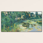 LANDSCAPE OF THE ELBE RIVER VALLEY VaÌclav RadimskyÌ  Desk Mat Gallery Image 3