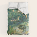 LANDSCAPE OF THE ELBE RIVER VALLEY VaÌclav RadimskyÌ  Duvet Cover Gallery Image 6