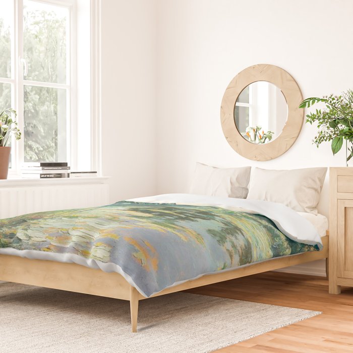 LANDSCAPE OF THE ELBE RIVER VALLEY VaÌclav RadimskyÌ  Duvet Cover Gallery Image 2