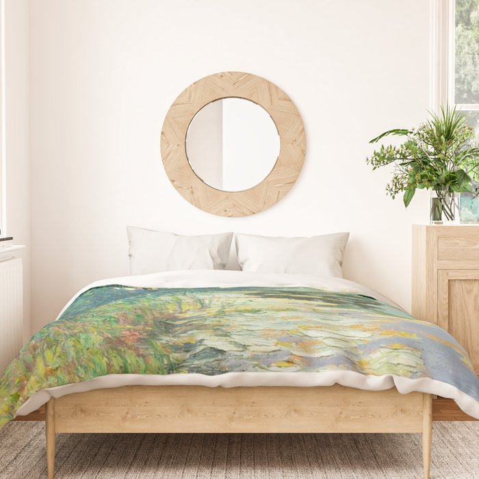 LANDSCAPE OF THE ELBE RIVER VALLEY VaÌclav RadimskyÌ  Duvet Cover Gallery Image 3