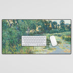 LANDSCAPE OF THE ELBE RIVER VALLEY VaÌclav RadimskyÌ  Desk Mat Gallery Image 1