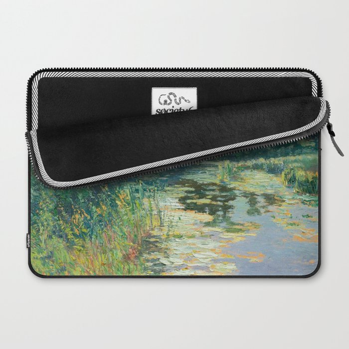 LANDSCAPE OF THE ELBE RIVER VALLEY VaÌclav RadimskyÌ  Laptop Sleeve Gallery Image 2