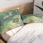 LANDSCAPE OF THE ELBE RIVER VALLEY VaÌclav RadimskyÌ  Pillow Sham Gallery Image 2