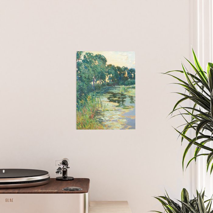 LANDSCAPE OF THE ELBE RIVER VALLEY VaÌclav RadimskyÌ  Poster Gallery Image 2