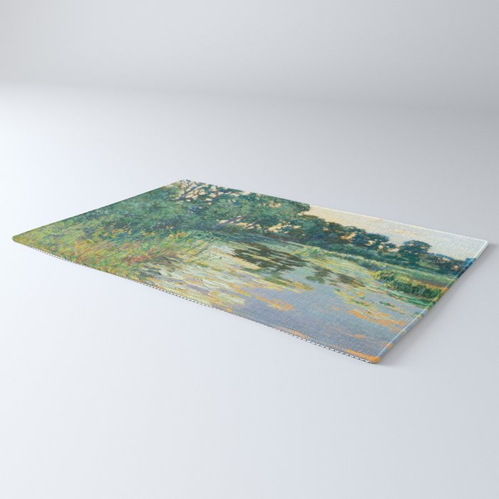 LANDSCAPE OF THE ELBE RIVER VALLEY VaÌclav RadimskyÌ  Rug Gallery Image 3