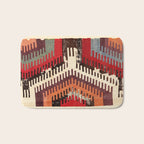 Afyon Central Anatolian Kilim Fragment Print Bath Mat Gallery Image 1