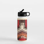 Afyon Central Anatolian Kilim Fragment Print Water Bottle Gallery Image 1