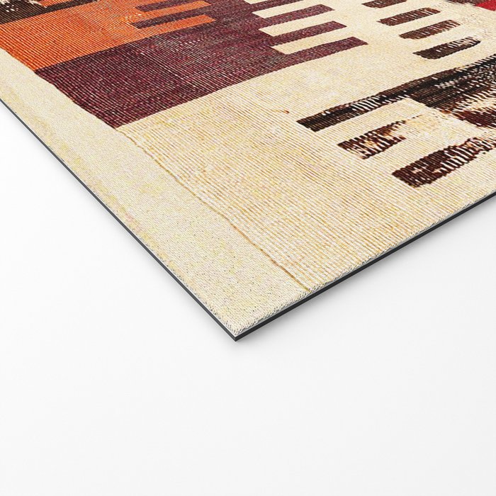 Afyon Central Anatolian Kilim Fragment Print Welcome Mat Gallery Image 2