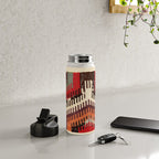 Afyon Central Anatolian Kilim Fragment Print Water Bottle Gallery Image 4